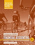 Financial Accounting, Working Papers: Tools for Business Decision Making Cover