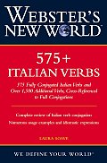 Webster's New World 575+ Italian Verbs Cover