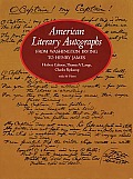 American Literary Autographs from Washington Irving to Henry James