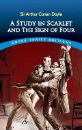 A Study in Scarlet and the Sign of Four (Dover Thrift Editions) Cover