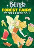 Glitter Forest Fairy Sticker Paper Doll Cover