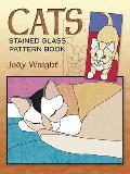 Cats Stained Glass Pattern Book