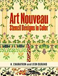 Art Nouveau Stencil Designs in Color