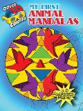 3-D Coloring Book--My First Animal Mandalas