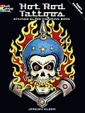 Hot Rod Tattoos Stained Glass Coloring Book (Dover Stained Glass Coloring Book)