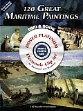 120 Great Maritime Paintings [With CDROM] Cover
