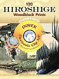 120 Hiroshige Woodblock Prints [With CDROM] (Electronic Clip Art) Cover