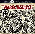 The Mexican Prints of Posada and Manilla (Dover Pictorial Archive) Cover