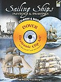 Sailing Ships Paintings and Drawings CD-ROM and Book
