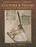 Culture and Values: A Survey of the Humanities, Volume I Cover