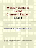 Webster's Sotho to English Crossword Puzzles: Level 1