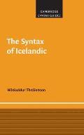 The Syntax of Icelandic (Cambridge Syntax Guides)