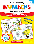 Now I Know My Numbers Learning Mats: 50+ Double-Sided Activity Sheets That Help Children Recognize, Write, and Count Numbers 1 to 30