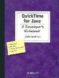 Quick Time for Java: A Developer's Notebook Cover