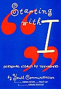 Starting With I : Personal Essays By Teenagers (97 Edition) Cover