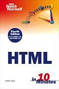 Sams Teach Yourself HTML in 10 Minutes (Sams Teach Yourself...in 10 Minutes) Cover