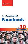 Sams Teach Yourself Facebook in 10 Minutes (Sams Teach Yourself) Cover