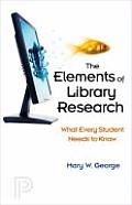 Elements of Library Research (08 Edition)