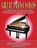 Great Piano Solos: The Red Book: A Wonderful Variety of Well-Known Showtunes, Jazz and Blues Classics, Film Themes, Great Standards and Classical Piec