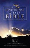 Devotional Daily Bible-KJV: Read Through the Complete Bible in One Year