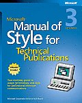 Microsoft Manual of Style for Technical Pub 3RD Edition Cover
