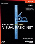 Programming Microsoft Visual Basic .Net Version 2003 with CDROM Cover