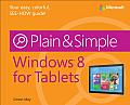 Windows 8 for Tablets Plain & Simple (Plain & Simple)