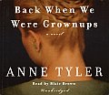 Back When We Were Grownups Cover