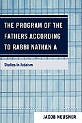 The Program of the Fathers According to Rabbi Nathan a