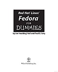 Red Hat Linux Fedora for Dummies