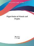 Digest Index of Morals and Dogma Cover