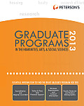 Graduate Programs in the Humanities, Arts, & Social Sciences 2013