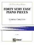 40 Easy Piano Pieces Cover