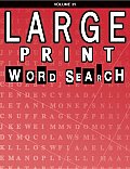 Large Print Word Search Book Cover
