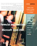 Formulas and Functions with Microsoft Excel 2003 Cover