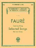 25 Selected Songs Low Voice: Piano