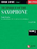 Technique of the Saxophone #01: Technique of the Saxophone: Volume 1, Scale Studies Cover