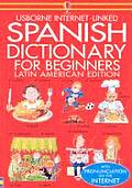 Spanish Dictionary for Beginners (Usborne Internet-Linked Dictionary) Cover