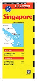 Singapore Travel Map Eleventh Edition