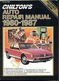 Chilton's Auto Repair Manual, 1980-87 - Perennial Edition (Chilton's Auto Service Manual) Cover