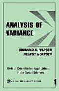 Analysis of Variance (2ND 87 Edition) Cover