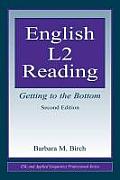 English L2 Reading: Getting to the Bottom (ESL and Applied Linguistics Professional) Cover