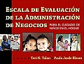 Escala de Evaluacion de La Administracion de Negocios: 0