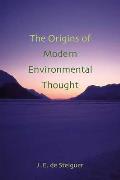 The Origins of Modern Environmental Thought: Cover