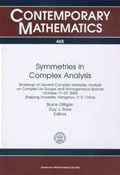 Symmetries in Complex Analysis