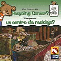What Happens at a Recycling Center?/ Que Pasa En Un Centro de Reciclaje? (Where People Work/ Donde Trabaja La Gente?)