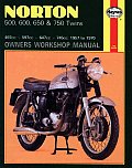 Norton 500, 600, 650 and 750 Twins Owners Workshop Manual, No. 187: '57-'70 David Jan Rabone