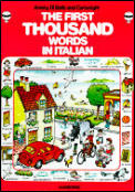 The first thousand words in Italian, with easy pronunciation guide Cover