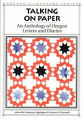 Talking on Paper: An Anthology of Oregon Letters and Diaries (Oregon Literature) Cover