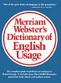 Merriam-webster's Dictionary of English Usage Cover